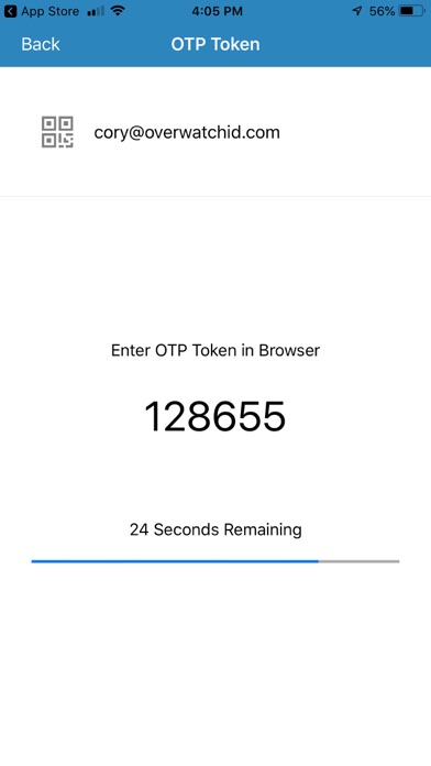 OverWatchID iPhone screenshot 2 - Business app