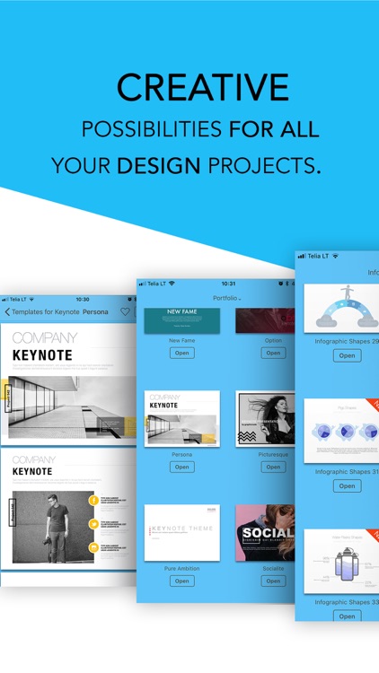 Templates for Keynote