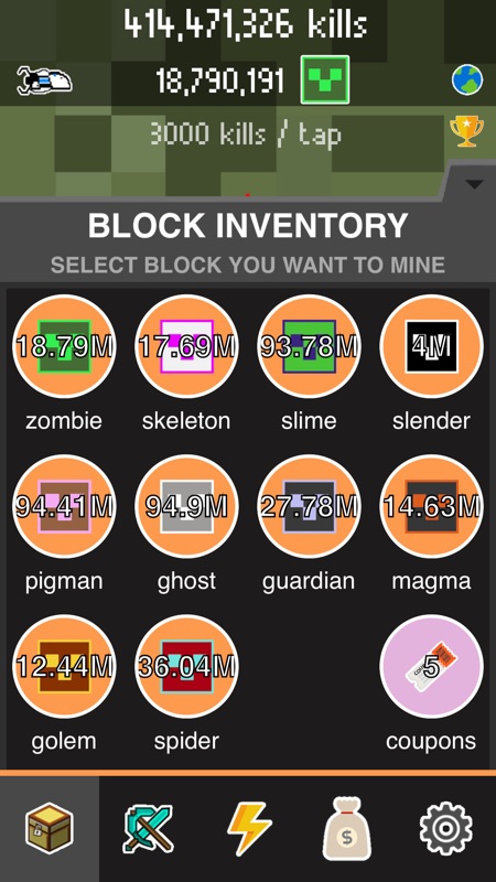 ClickCraft - Pocket Mining screenshot 2