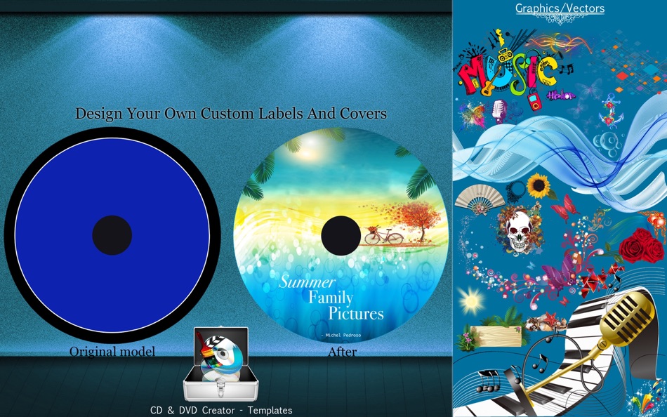 #5. CD & DVD Creator - Templates (macOS) Podle: BraveCloud
