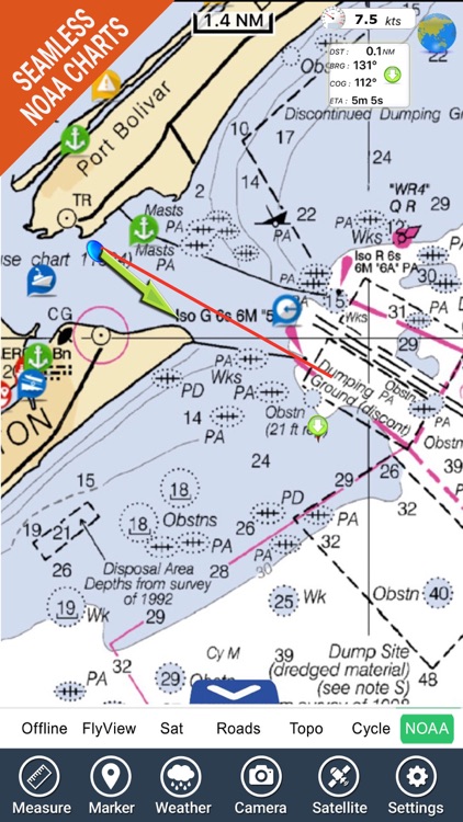 Texas Nautical Charts GPS - HD