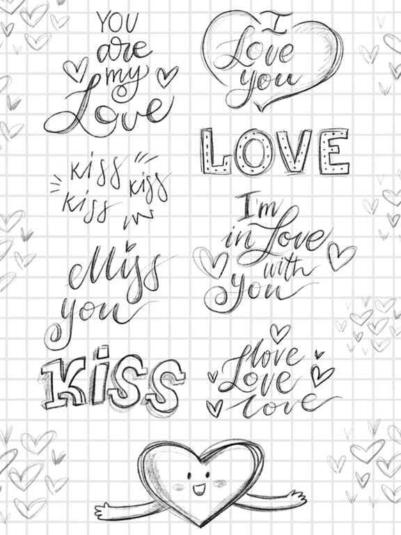 Screenshot #6 pour Love Doodles!