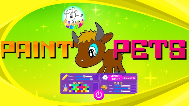 Merry Pets Book to Paint