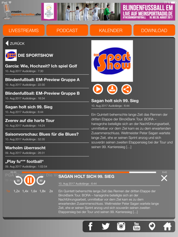 meinsportradio.de screenshot 4