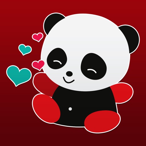 Sweet Panda Messenger Stickers