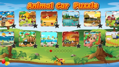 Screenshot #1 pour Animal Car Puzzle: Jigsaw Picture Games for Kids