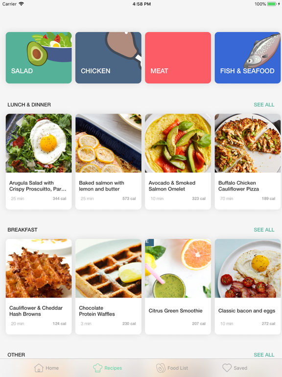 Screenshot #5 pour KETO FOOD - Low Carb KetoDiet