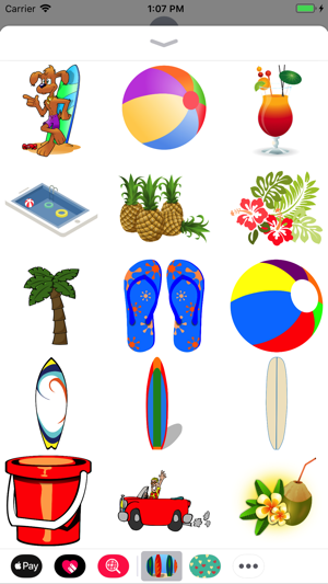 Tropical Beach Day Stickers(圖2)-速報App