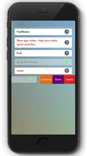 Captura de pantalla de Fast Notes - The Fastest Notes en iPhone 1