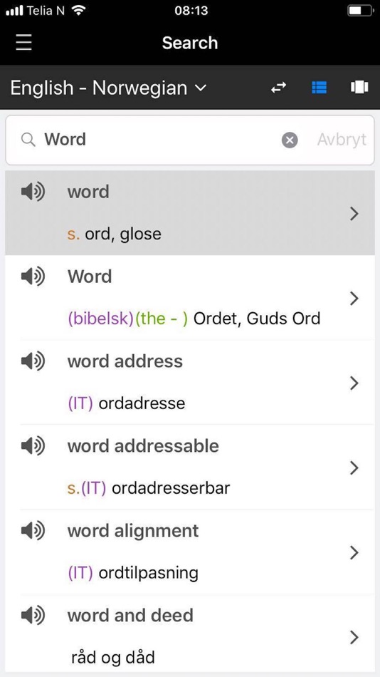#1. Clue dictionary (iOS) 由: Clue Norge AS