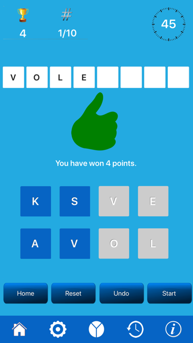 Screenshot #2 pour Letters and Numbers Game