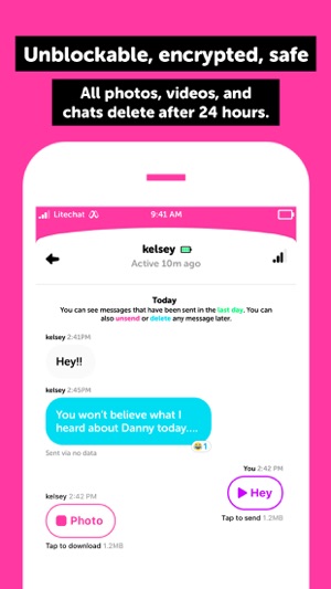 Litechat - No Data Messaging(圖3)-速報App