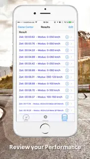 speedbox performance tracking iphone screenshot 4