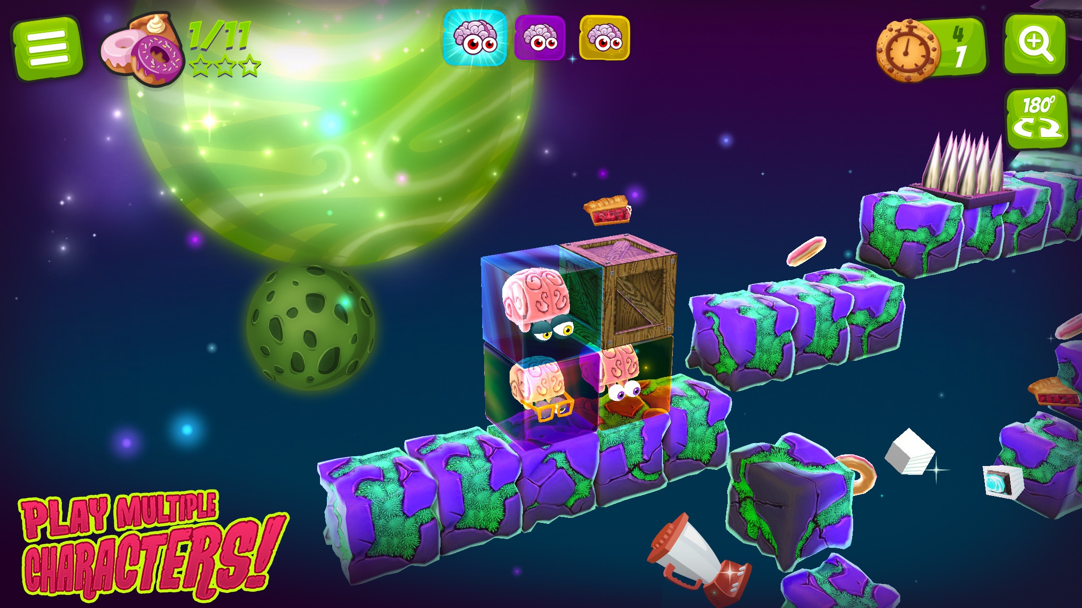 Screenshot do app Alien Jelly: Food For Thought