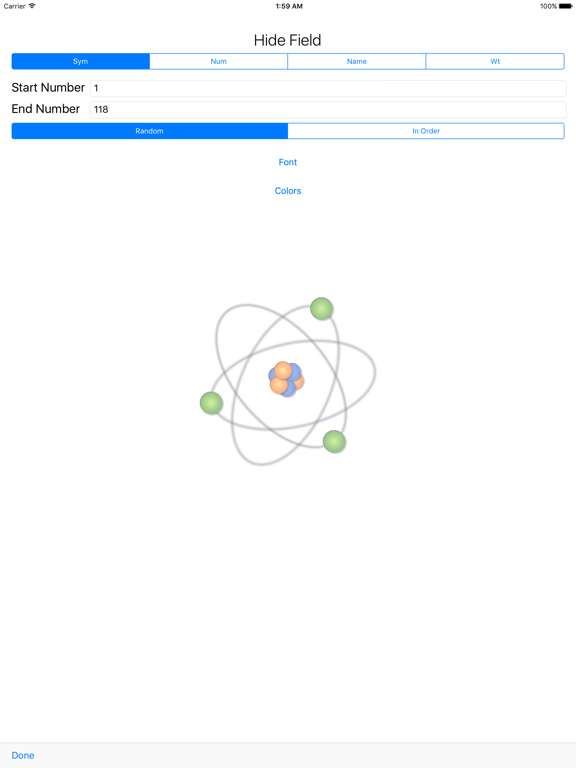 Screenshot #6 pour Elemental Flash Cards