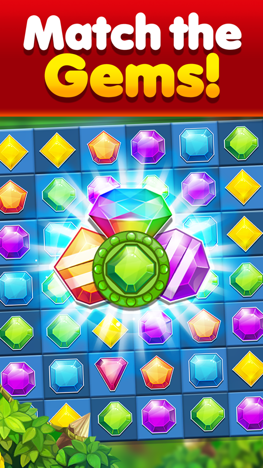 #3. Gem Drop: Match-3 Puzzle Mania (iOS) 由: 12 POINT APPS LLC