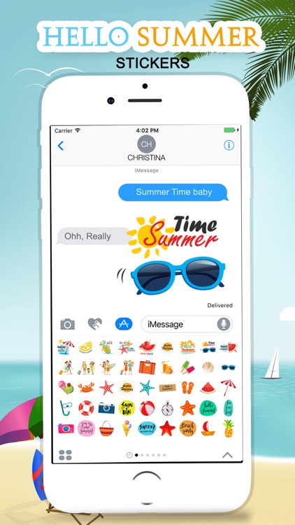 Hello Summer Stickers! screenshot-4