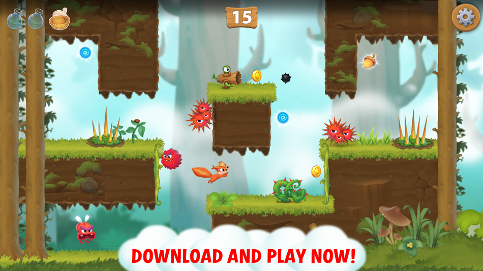 #4. Run for Nuts! Fun Running Game (iOS) By: Real Games