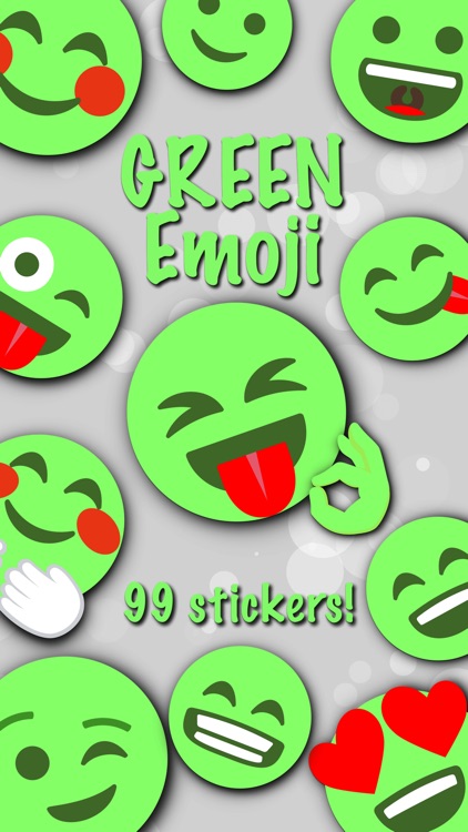 GREEN Emoji • Stickers