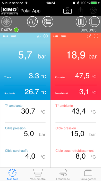 Screenshot #1 pour KIMO POLAR APP