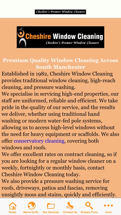 Cheshire Window Cleaning