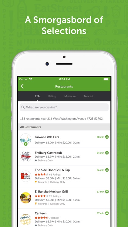 EatStreet Food Delivery App