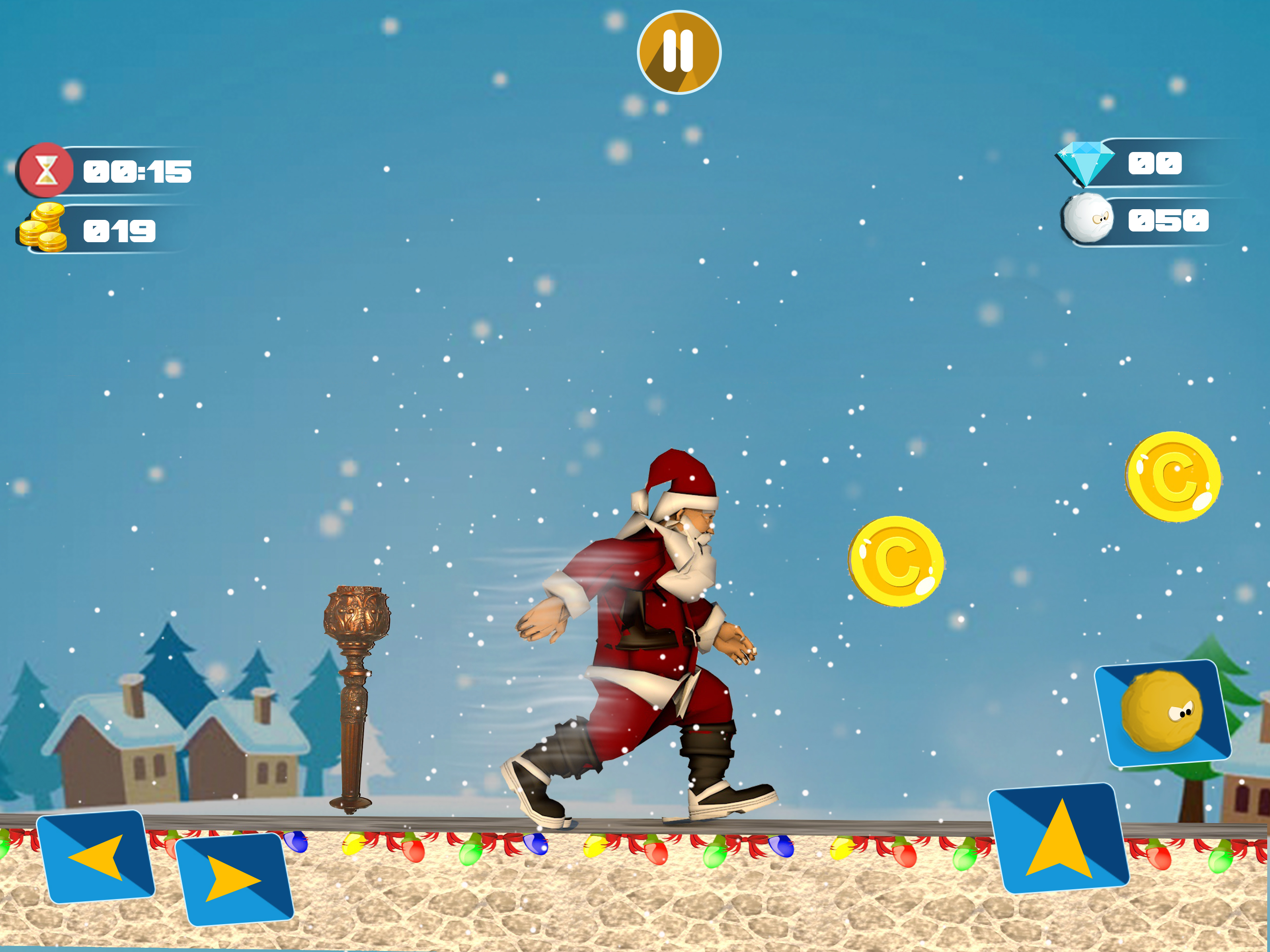 Christmas Santa Run Game 2017