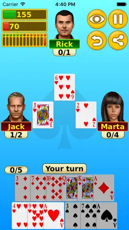 Game screenshot Spades - Play online & offline apk