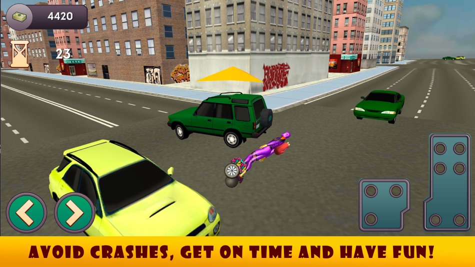 #4. Superhero Hoverboard Pizza Delivery (iOS) 由: Juliia Blokhina