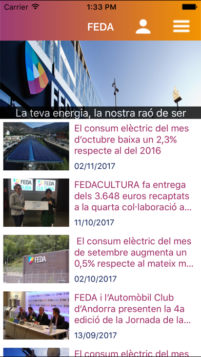 FEDA - APP Oficial screenshot