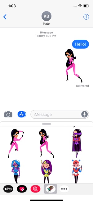 Female Superhero Stickers