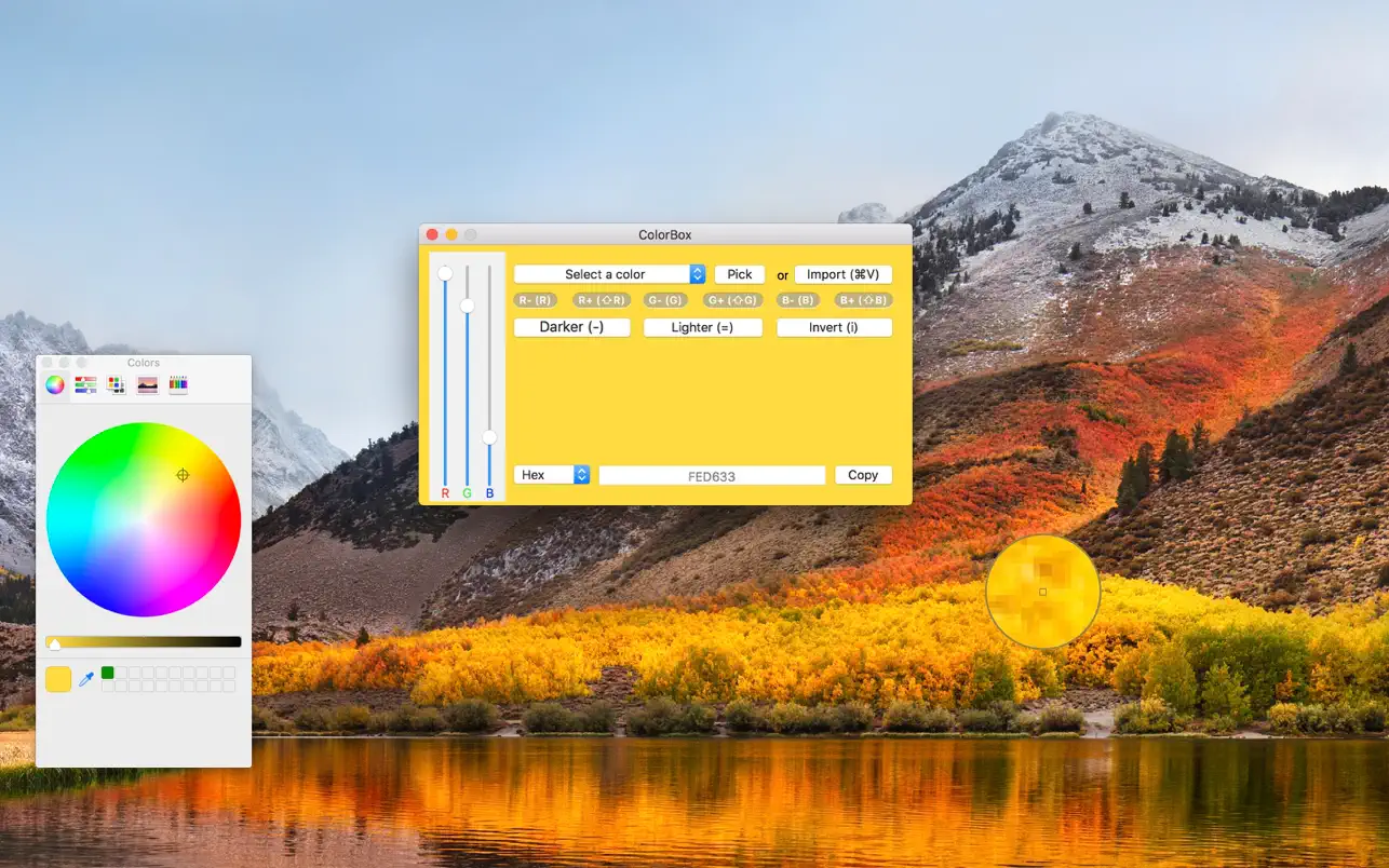 #2. ColorBox (macOS) Oleh: Mohan Noone