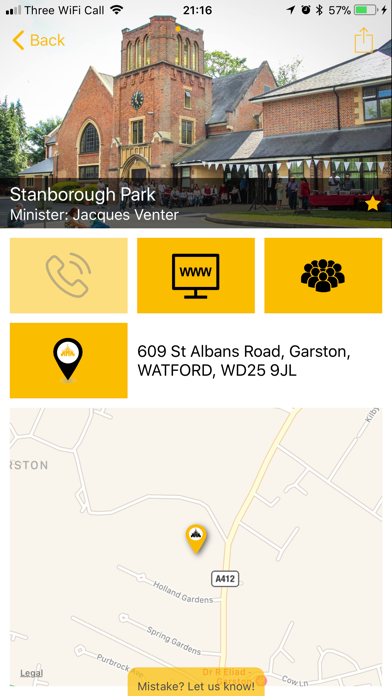 Adventist Church Finder screenshot