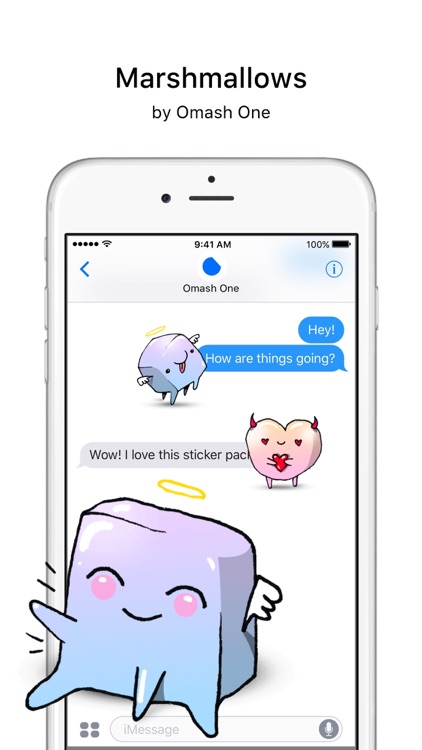 Marshmallows - Angel & Demon Animated Stickers