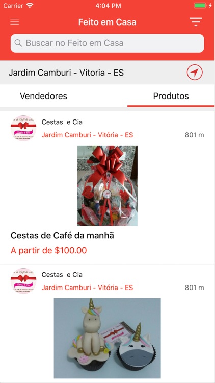 Feito em Casa App