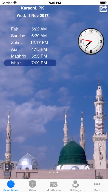 Salah Clock, Prayer & Qibla screenshot-3