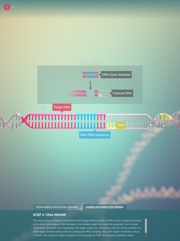 CRISPR-Cas9 iPad screenshot