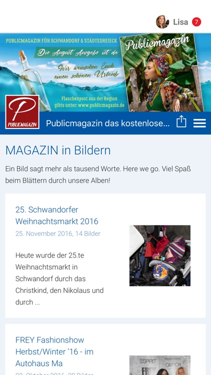 das kostenlose Stadtmagazin