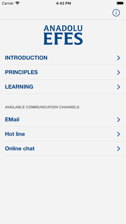 Efes rus code of conduct