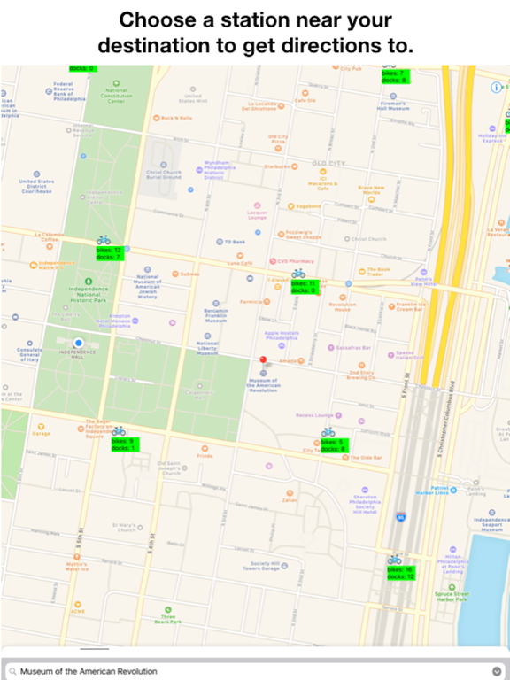 Screenshot #5 for Bike Stations Philadelphia