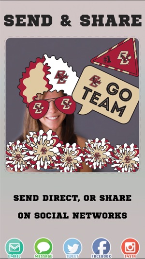 Boston College Eagles Selfie Stickers(圖4)-速報App