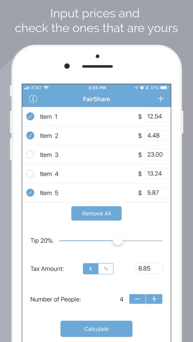 How to cancel & delete FairShare - Split bills fairly from iphone & ipad 1