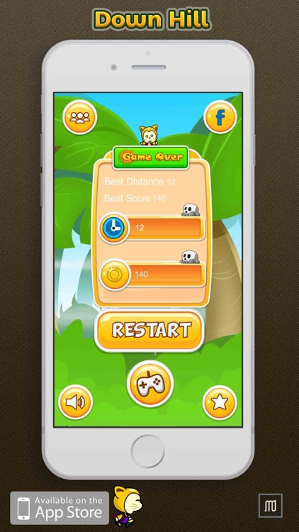 Down Hill : Jumping Game