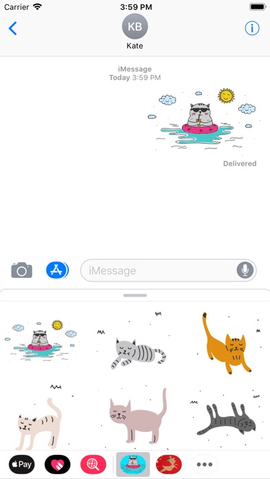 Cats Stickers. screenshot 2