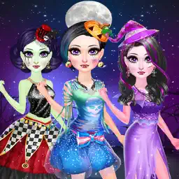 Monster Girls Makeup Dress Up app icon