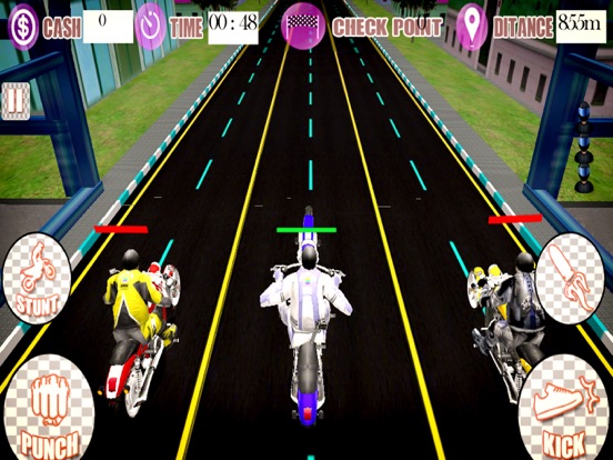 Bike & Car Fight Race 2017 iPad screenshot