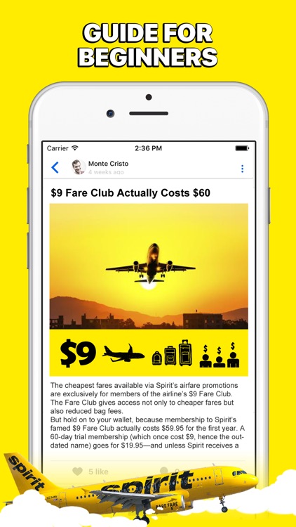 GuideBook for Spirit Airlines