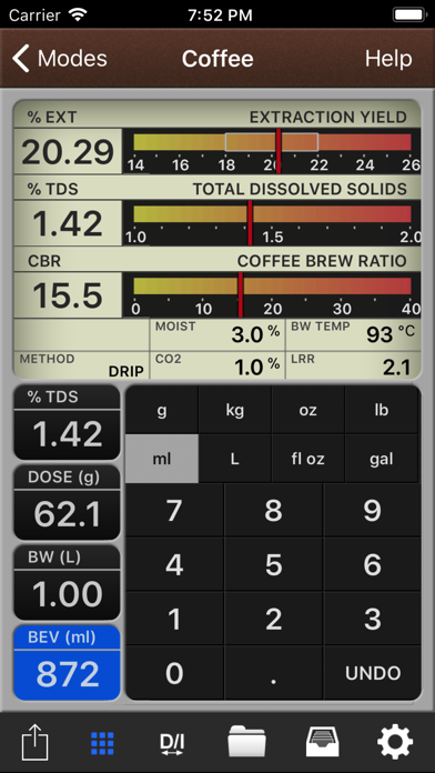 VST CoffeeTools for iPhoneスクリーンショット
