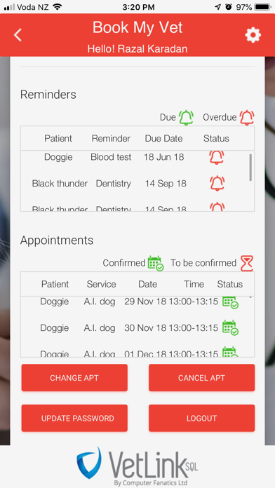 Book My Vet iPhone screenshot