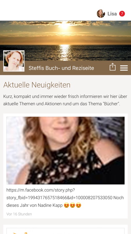 Steffis Buch- und Reziseite